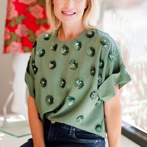 Corey Lynn Calter Juni Top Ivy